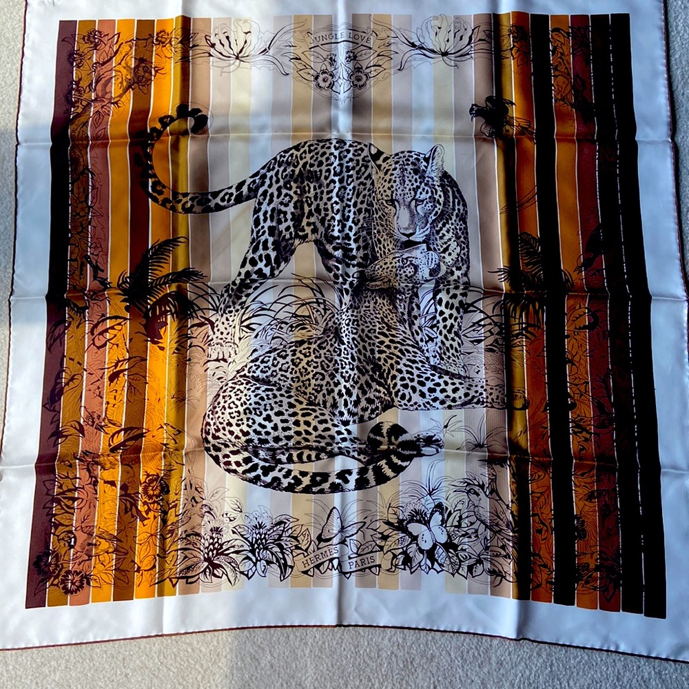 Hermes “ Jungle Love” scarf